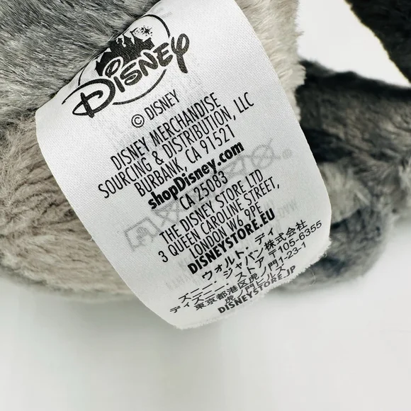 Disney Store Original Plush Tramp Dog Stuffed Animal Lady and the Tramp Gray 17" - Picture 8 of 8